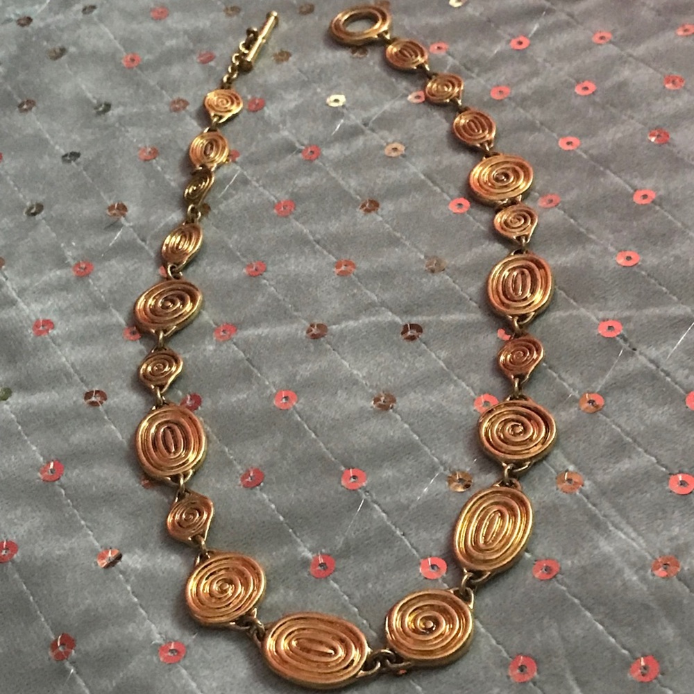 Ralph Lauren necklace gold tone